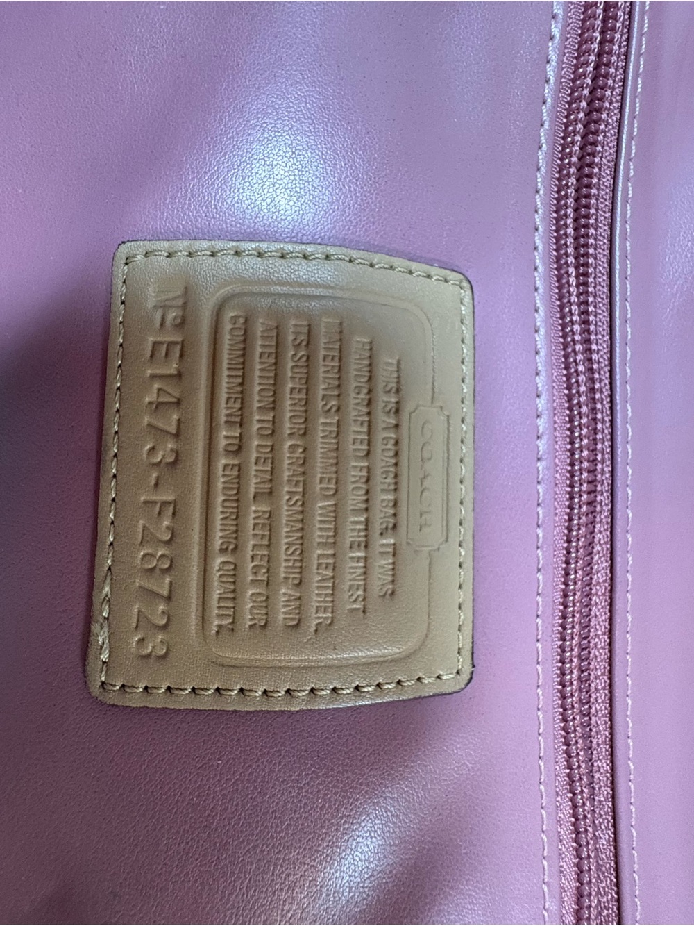 Coach Charlie Python-Embossed Leather Tote — F28723 - Picture 16 of 16